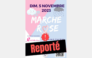 Marche Rose 2023 REPORTÉE