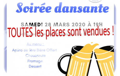 Bal 2020 : COMPLET !