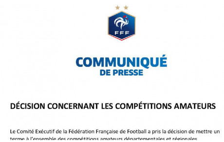 Arrêt des compétitions 2020-2021